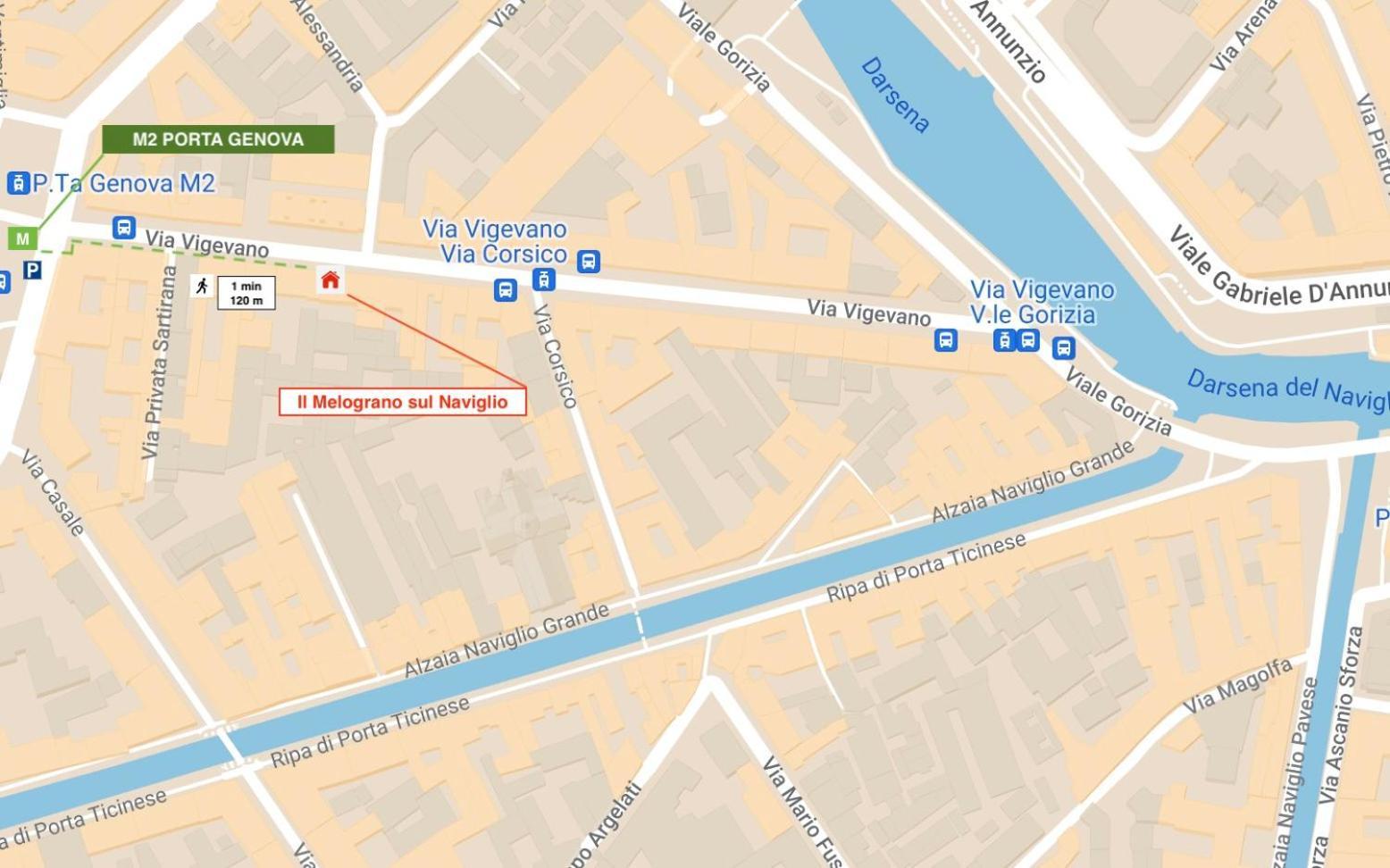 Апартаменты Il Melograno Sul Naviglio Милан Экстерьер фото